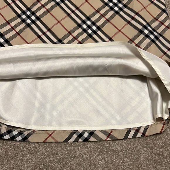 Authentic Burberry Nova check plaid midi skirt womens size 0 - Picture 6 of 8